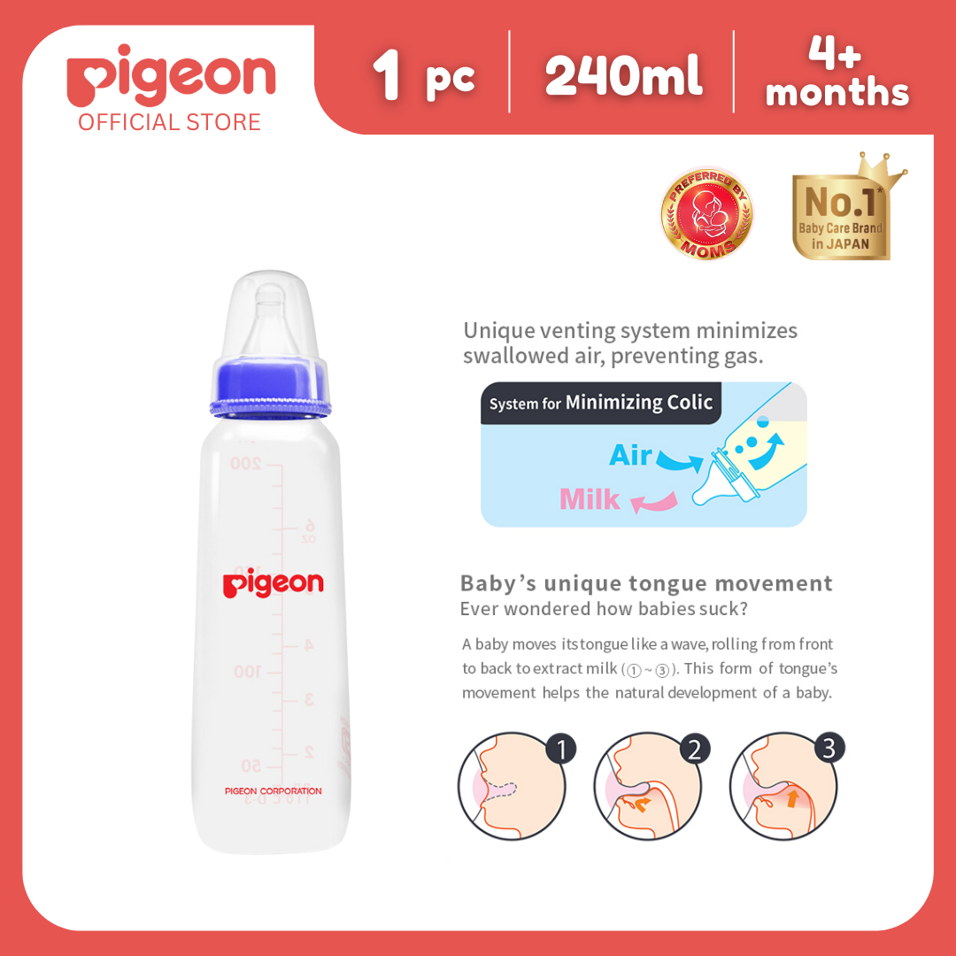 Pigeon RPP Blue Bottle 240ml (M)