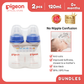 Pigeon Official - PP Standard Feeding Blue Bottle Slow Flow (S) for Newborn, 120ml 0+ Mos Twin Pack