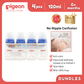 Pigeon PP Slim Neck Blue Bottle 120ml (S) Pack of 4 for Newborn and Kids Hits Cars And Trucks Hit Pad - for Kids Babies Toddlers