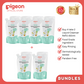 Pigeon Official Baby Bottles & Accessories Cleanser 450ml Pack of 6 - Safe for babies, Can be used for fruits & veggies, Food Grade, Paraben Free, Dermatologically Tested, Easy Rinsing, SLS SLES Free
