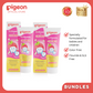 Pigeon Official - Toothpaste Strawberry 0+ Months 2pcs - 100% Food Grade Ingredients, SLS/Fluoride Free, Safe if swallowed, Gentle on new milk teeth, made with Xylitol agent, Co-developed with Pediatric Dentist, Japan No. 1 Brand