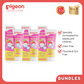 Pigeon Official - Toothpaste Strawberry 0+ Months 3pcs - 100% Food Grade Ingredients, SLS/Fluoride Free, Safe if swallowed, Gentle on new milk teeth, made with Xylitol agent, Co-developed with Pediatric Dentist, Japan No. 1 Brand (Copy)