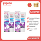 Pigeon Official - Toothgel Grapes 12+ Months 2pcs - 1000ppm Fluoride (dentist recommended), Food Grade, Low foam for easy rinsing, Strengthens tooth enamel, Co-developed with Pediatric Dentist, Japan No. 1 Brand