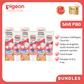 Pigeon Official - Toothgel Strawberry 12+ Months 3pcs - PDA Recognized, 1000ppm Fluoride (dentist recommended), Food Grade, Low foam for easy rinsing, Strengthens tooth enamel, Co-developed with Pediatric Dentist, Japan No. 1 Brand