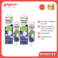 Pigeon Official - Toothgel Grape 3+ Years Pack of 2 - 1000ppm Fluoride (Dentist Recommended), Food Grade, with Glucomannan, Low foam for easy rinsing, Strengthens tooth enamel, Co-developed with Pediatric Dentist, Japan No. 1 Brand