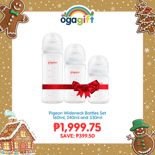 Gift Set: Pigeon Wideneck Bottle Set 160ml, 240ml and 330ml