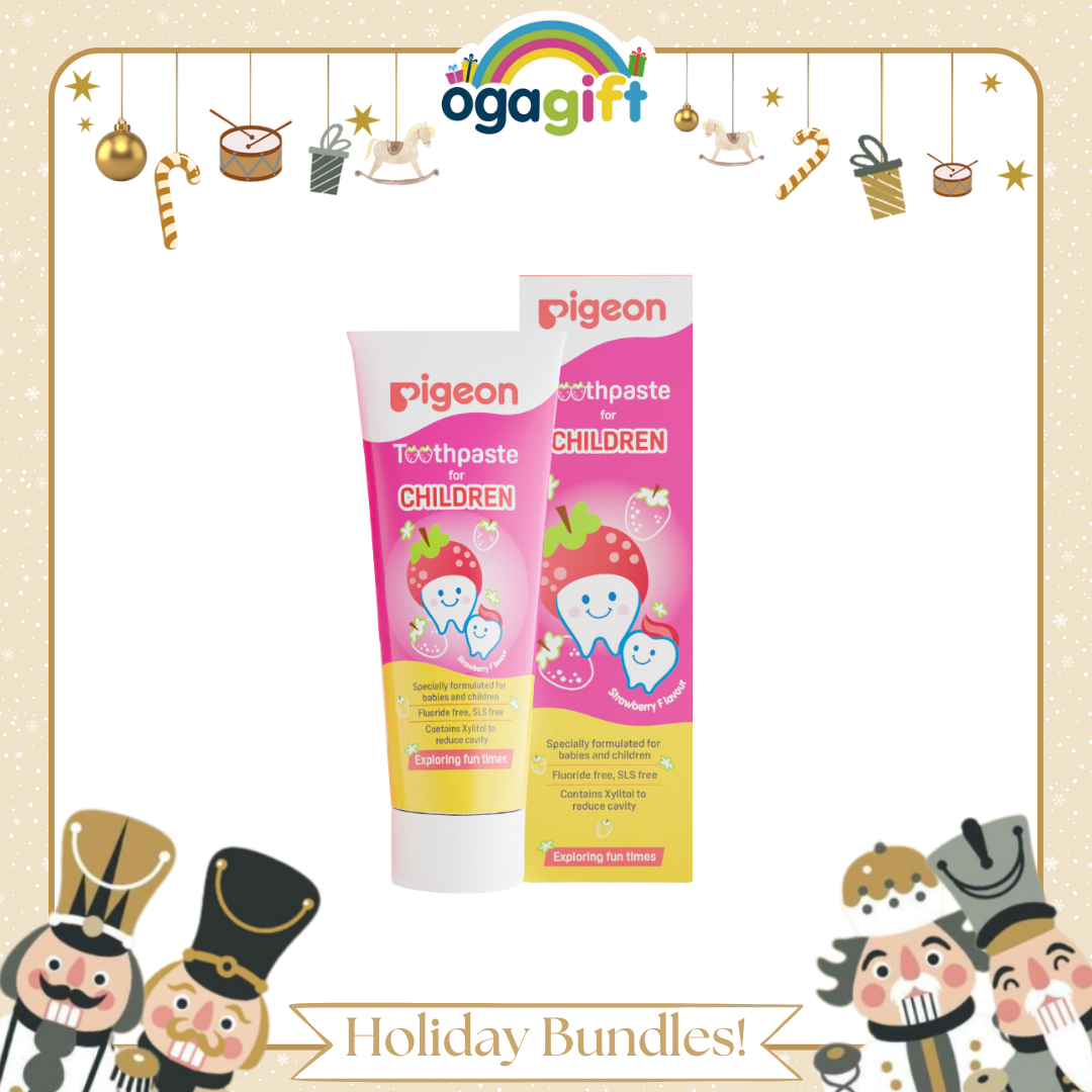 Pigeon Gift Set: Assorted Toothpaste x Crayola Value Coloring