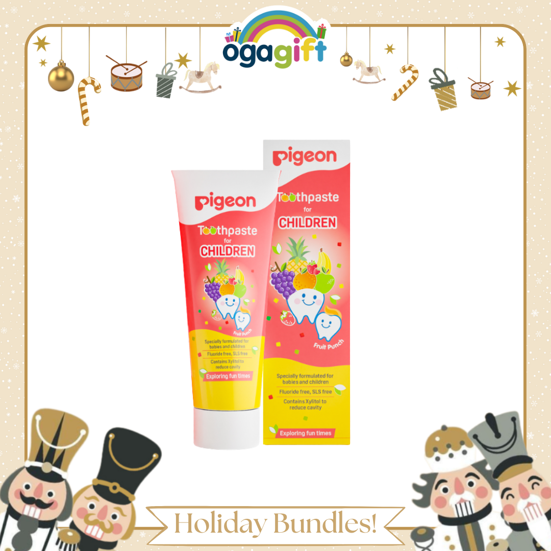 Pigeon Gift Set: Assorted Toothpaste x Crayola Value Coloring
