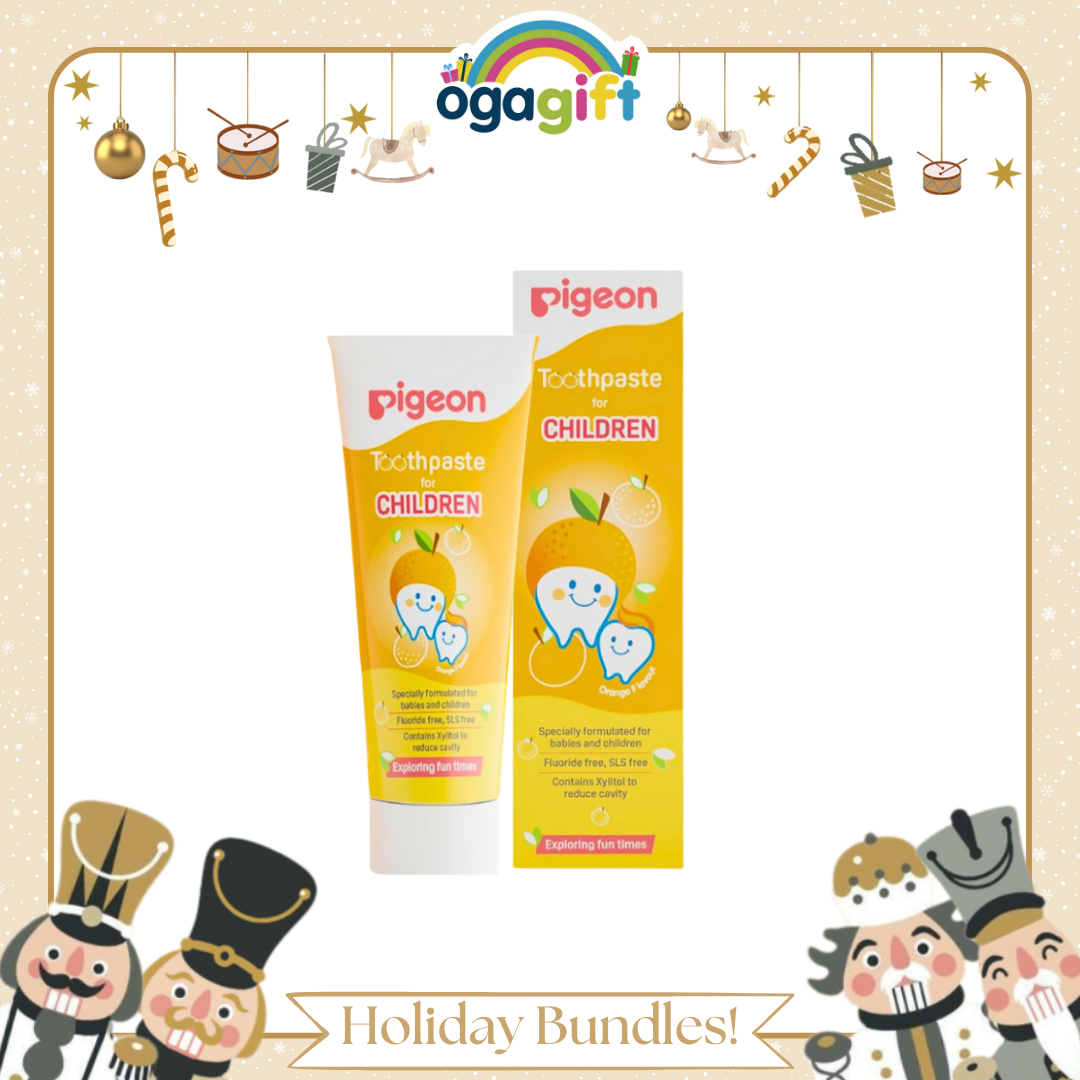 Pigeon Gift Set: Assorted Toothpaste x Crayola Value Coloring