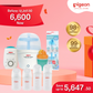Pigeon Newborn Feeding Essentials Bundle - Sterilizer, Bottle Warmer, Wide Neck Bottle 240ml Wide Neck Bottle 160ml, Bottle Brush No Nipple Confusion, Anti Colic, Japan No 1 Brand Complete Baby Kit