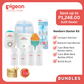 Pigeon Newborn Feeding Essentials Bundle - Sterilizer, Bottle Warmer, Wide Neck Bottle 240ml Wide Neck Bottle 160ml, Bottle Brush No Nipple Confusion, Anti Colic, Japan No 1 Brand Complete Baby Kit