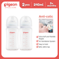 Pigeon Newborn Feeding Bundle 3+ Months - Bottle Warmer, PP Wide Neck Bottle 240ml 2pcs No Nipple Confusion, Anti Colic, Japan No 1 Brand, BPA Free, Complete Feeding Kit