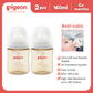 Pigeon Newborn Feeding Bundle 0+ Months - Bottle Warmer, PPSU Wide Neck Bottle 160ml 2pcs No Nipple Confusion, Anti Colic, Japan No 1 Brand, BPA Free, Complete Feeding Kit