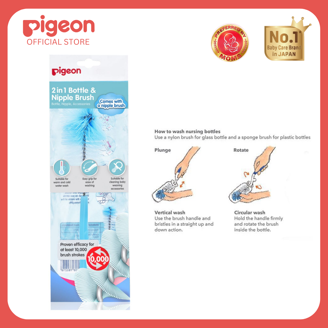 PP Slim Neck Newborn Starter Set Feeding Bottle 120 & 240ml, Medium Nipple, for 0+ Mos, Anti Colic, No Nipple Confusion, Anti Colic, Japan No 1 Brand