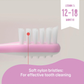 Pigeon Official - Training Toothbrush Lesson 3 Pink, 12-18+ Months, Soft Elastomer Brush Head, Ergonomic handle, BPA Free, Co-developed with Pediatric Dentist, Japan No. 1 Brand
