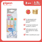 Pigeon Official - Training Toothbrush Set Lesson 1-3, 6-18+ Months, Soft Elastomer Brush Head, Ergonomic handle, BPA Free, Co-developed with Pediatric Dentist, Japan No. 1 Brand
