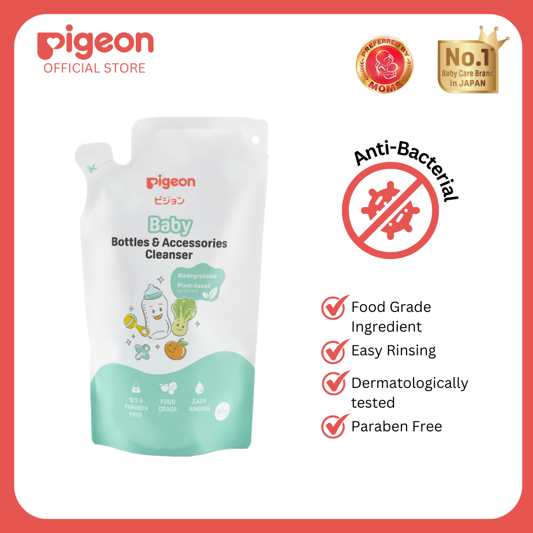 Pigeon Baby Bottles and Accessories Cleanser Refill (New) - 450ml