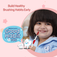 NEW Pigeon Official Kids Toothbrush Red with Suction Cup Stand, 18+ Months, Soft Bristles, Slim head to reach back molars, Ergonomic handle, BPA Free, Co-developed with Pediatric Dentist, Japan No. 1 Brand
