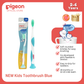 NEW Pigeon Official Kids Toothbrush Blue with Suction Cup Stand, 18+ Months, Soft Bristles, Slim head to reach back molars, Ergonomic handle, BPA Free, Co-developed with Pediatric Dentist, Japan No. 1 Brand (Copy) (Copy)