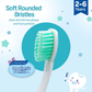 NEW Pigeon Official Kids Toothbrush Blue with Suction Cup Stand, 18+ Months, Soft Bristles, Slim head to reach back molars, Ergonomic handle, BPA Free, Co-developed with Pediatric Dentist, Japan No. 1 Brand (Copy) (Copy)