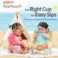 Pigeon Official StarTouch Straw Cup with Gravity Ball Mint To Be 250ml - BPA Free, Spill Proof, Promotes Oral Development, 6+ Months