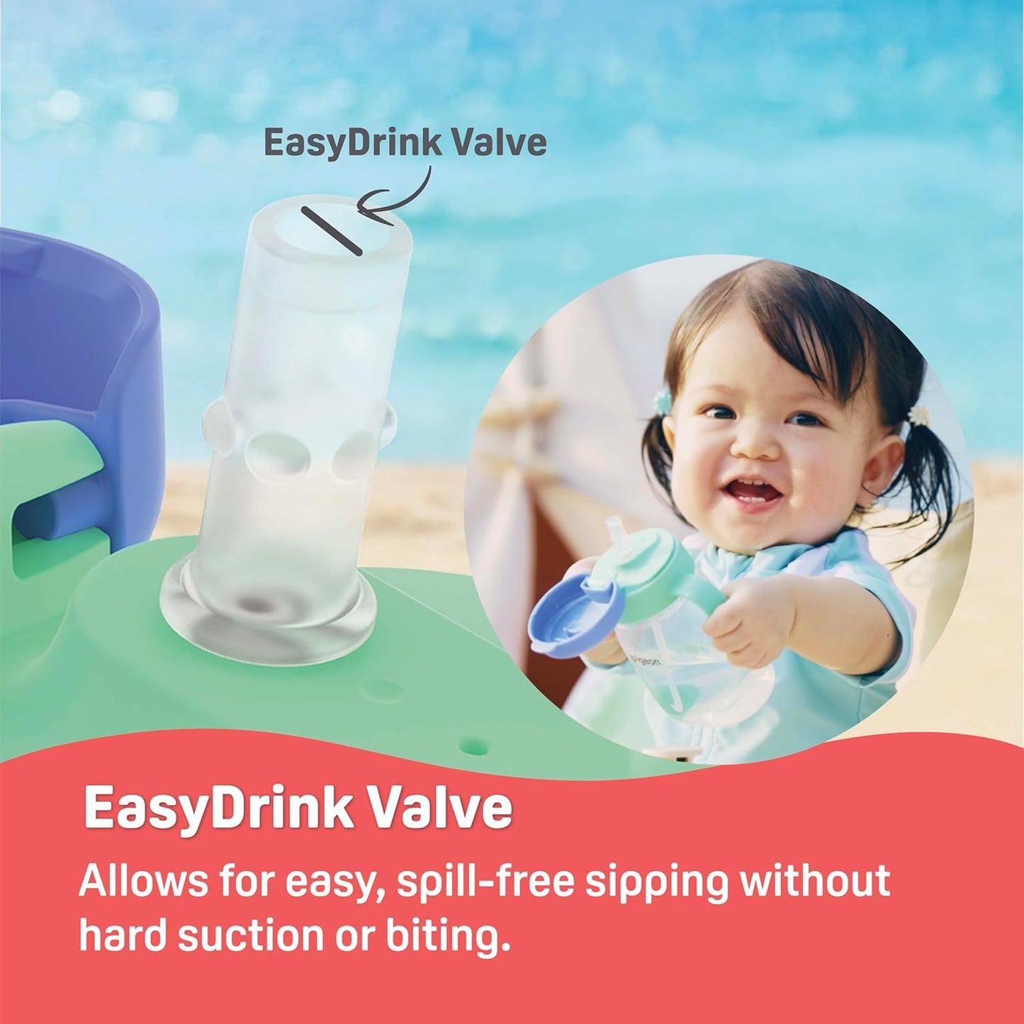 Pigeon Official StarTouch Straw Cup with Gravity Ball Mint To Be 250ml - BPA Free, Spill Proof, Promotes Oral Development, 6+ Months