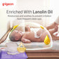 NEW Pigeon Official Extra Care Moisturizing Baby Wipes with Lanolin Oil (70 Sheets) Aerosoft Fabric Wet Wipes, Dermatologically Tested, Medical Grade, No Alcohol, No Paraben, Japan No. 1 Brand