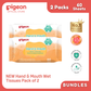 NEW Pigeon Official - Hand & Mouth Baby Wipes 60s - No Alcohol & Fragrance Gentle & Safe for Babies