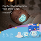 Pigeon Official - NEW MiniLight Night Time Pacifier Glow in the Dark Soother 0+ Months Alpaca Size S 1pc | Orthodontic Pacifier, No Nipple Confusion, BPA Free, Flexible Nipples, Japan No. 1 Brand