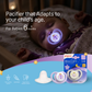 Pigeon Official - NEW MiniLight Night Time Pacifier Glow in the Dark Soother 6+ Months Bear Size M 1pc | Orthodontic Pacifier, No Nipple Confusion, BPA Free, Flexible Nipples, Japan No. 1 Brand