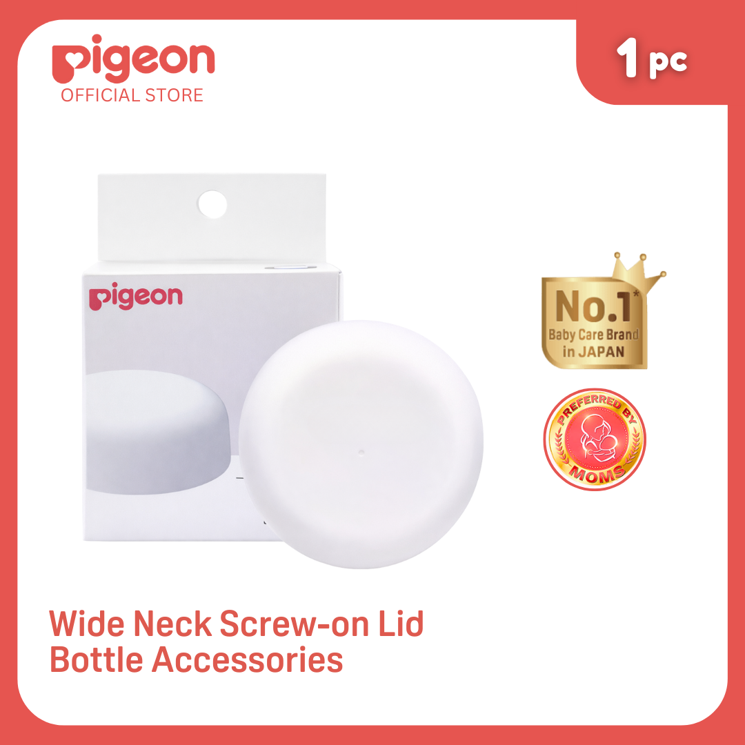 Pigeon Official Screw-On Lid for Baby Bottle | Leak-Proof Bottle Storage Lid | BPA-Free