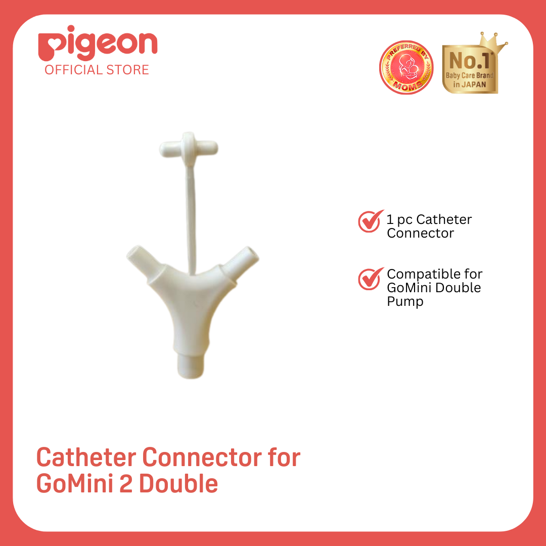 Pigeon GoMini Breast Pump Parts: Catheter Connector for Gomini 2 double