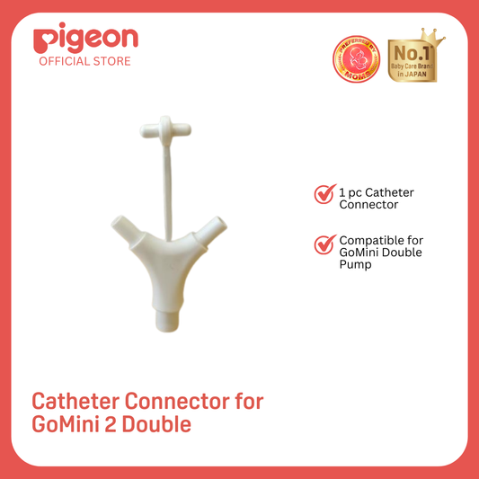 Pigeon GoMini Breast Pump Parts: Catheter Connector for Gomini 2 double