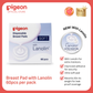NEW Pigeon Breast Pads with Natural Lanolin (60pcs) - Soothing & Ultra-Absorbent Nipple Care Disposable Nursing Pads, Japan No. 1 Brand (Copy) (Copy)
