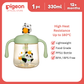 Pigeon Lovely Panda PPSU Milk Cup 330mL Green | Toddler Straw Cup, BPA BPS Free, 180°C, Soft Straw
