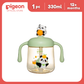 Pigeon Lovely Panda PPSU Milk Cup 330mL Green | Toddler Straw Cup, BPA BPS Free, 180°C, Soft Straw