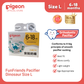 Pigeon Official - FunFriends Silicone Pacifier Small 6-18 Months Orthodontic No Nipple Confusion