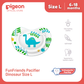 Pigeon Official - FunFriends Silicone Pacifier Small 6-18 Months Orthodontic No Nipple Confusion