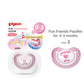 Pigeon Fun Friends Silicon Pacifier (S) Freshness-Pink