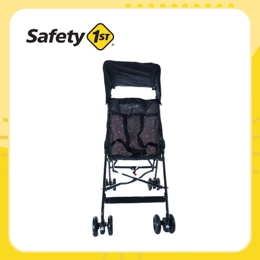 Safety 1st Peps Stroller for Travel w/ Canopy for Sun Protection for Babies 6months-3yrs old Black