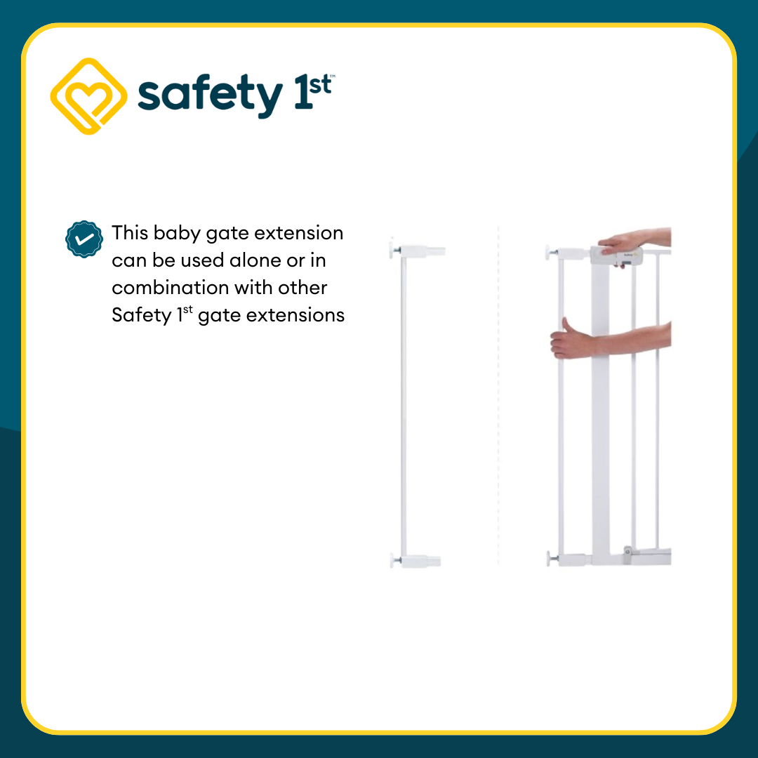 Safety1st  Easy Close Baby Safety Gate (Extra Tall), Pet and Stairs Gate, Door Fence for Baby/Infant