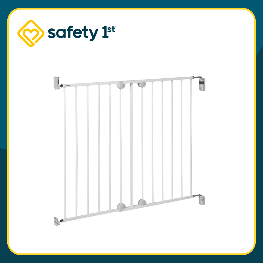 Safety 1st Wall Fix Security Gate with Extending Metal