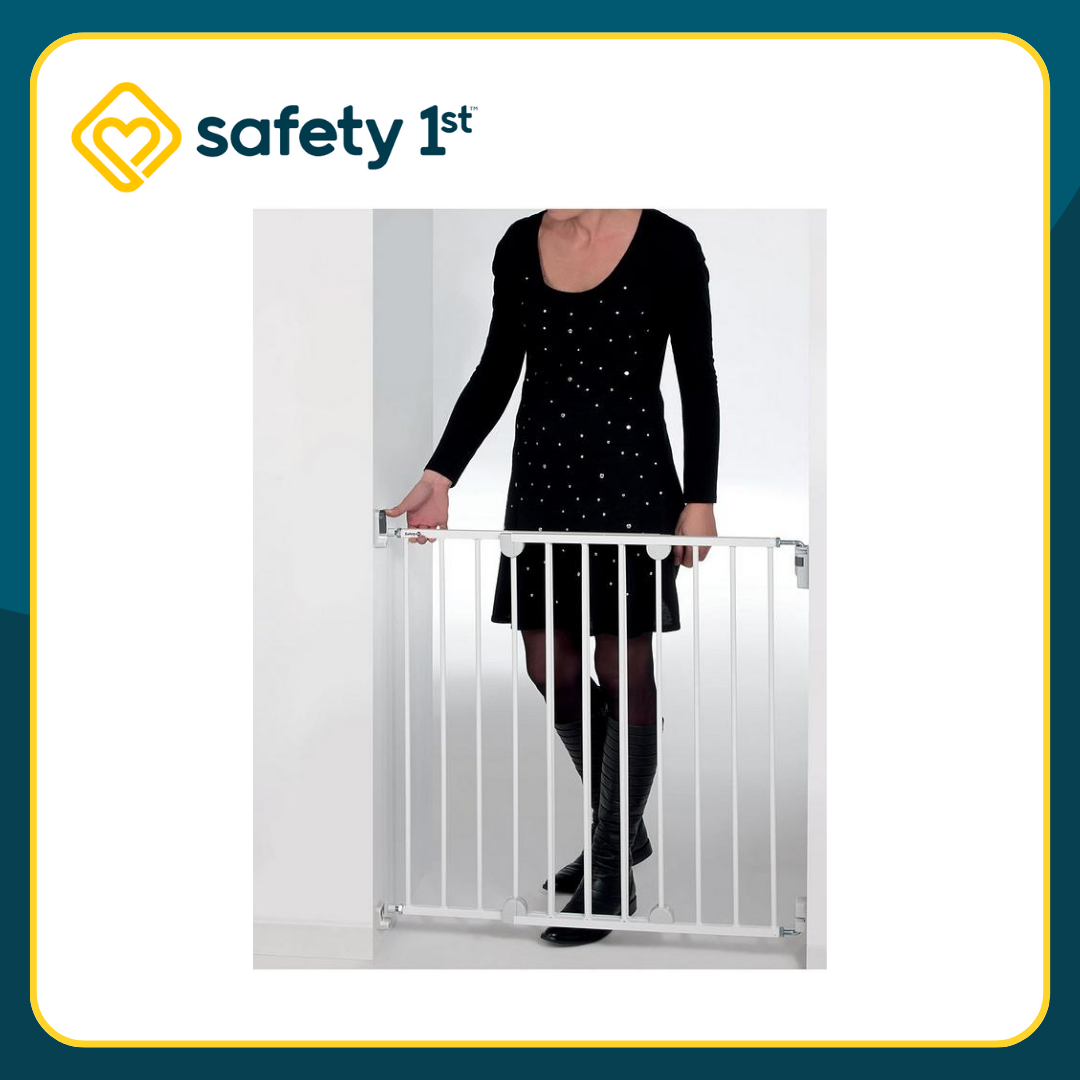 Safety 1st Wall Fix Security Gate with Extending Metal
