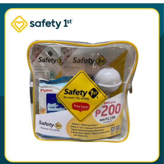 Safety 1st Baby Care Basics + Thermometer+Botanical+Wipes