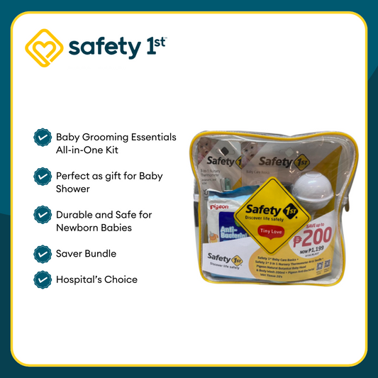 Safety 1st Baby Care Basics + Thermometer+Botanical+Wipes