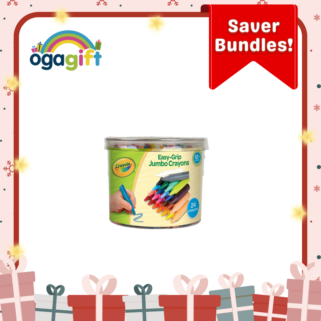 Gift Set - SFI Gate x My First Crayola Art Smock/Scissors/Jumbo Crayons