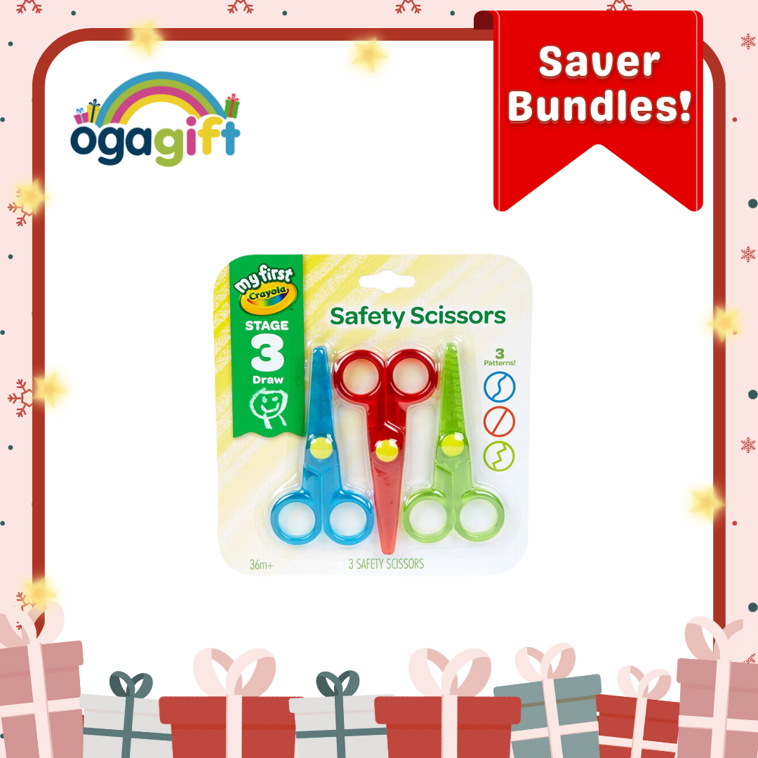 Gift Set - SFI Gate x My First Crayola Art Smock/Scissors/Jumbo Crayons