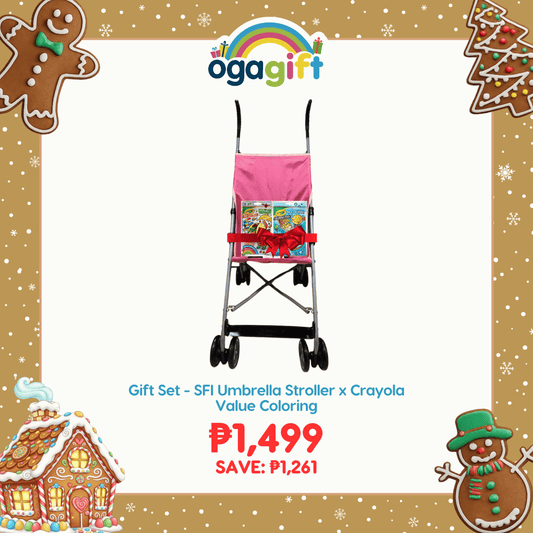 Gift Set - SFI Umbrella Stroller x Crayola Value Coloring