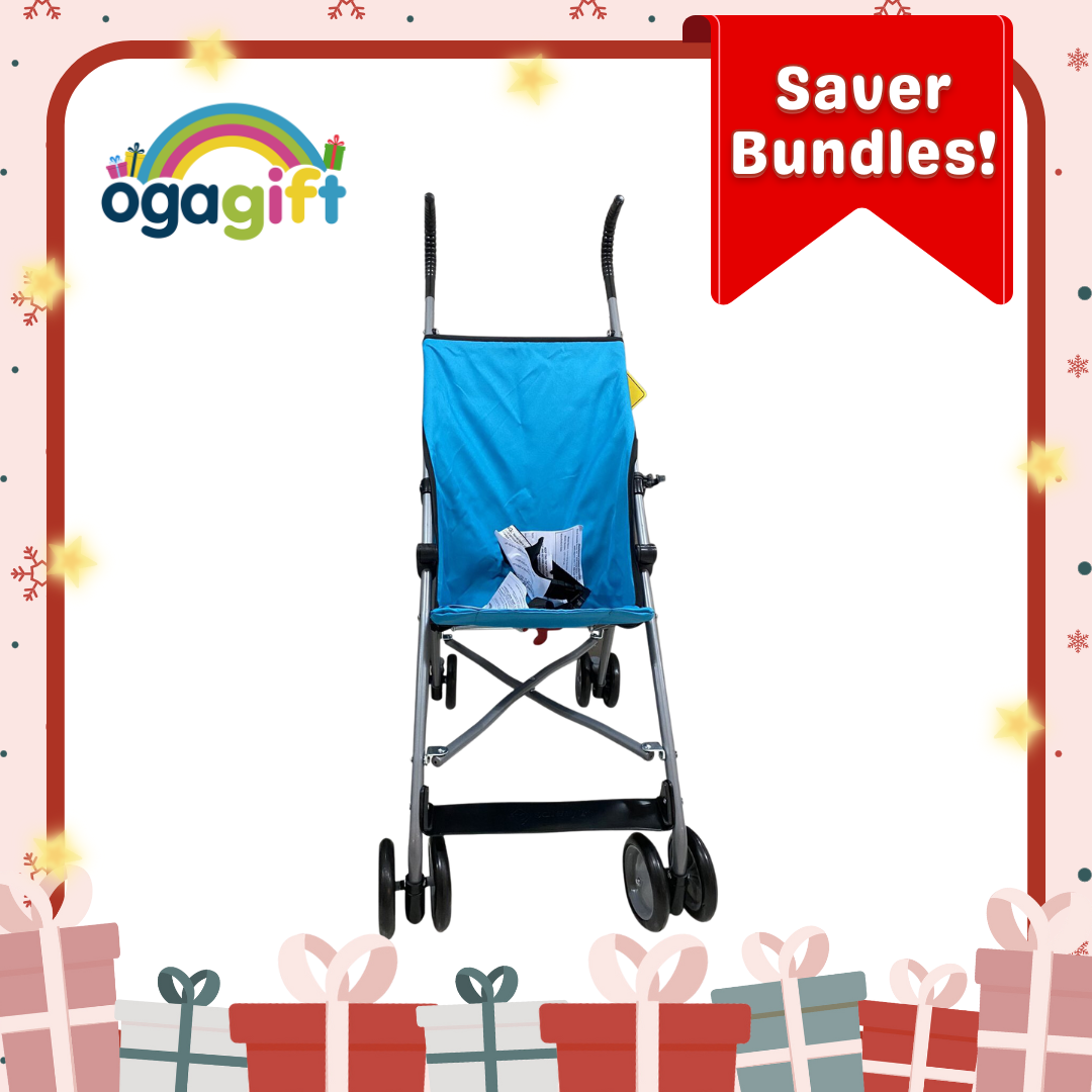 Gift Set - SFI Umbrella Stroller Without Canopy Blue x Crayola Value Coloring