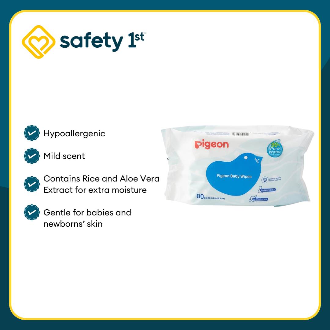 BABY CARE BASICS + RATTLE OWL MARACA + WIPES 80'S